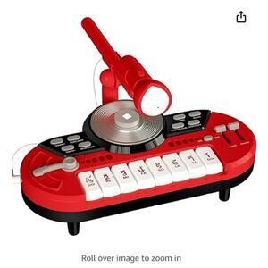 DJ Mixer Piano Toy - Piano Musical Instrument with Microphone